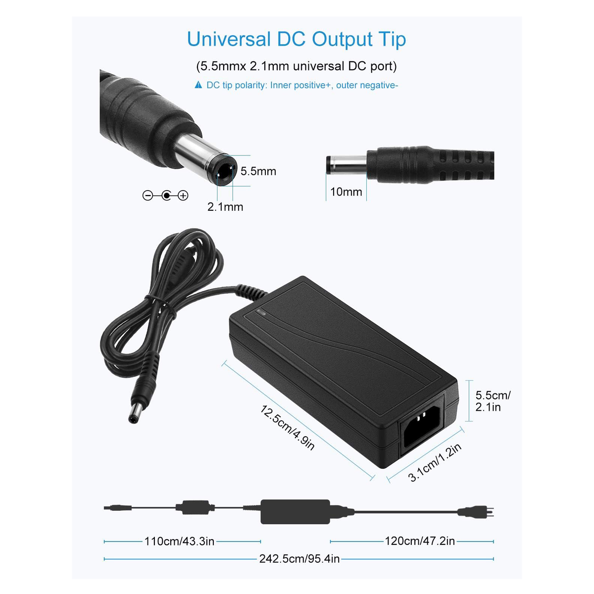 24V Transformer for LED Address Signs – Power Supply for Backlit Numbers