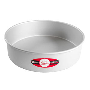 Fat Daddio's Round Aluminum Pans, 16-Gauge Hard Anodized Aluminum, Galvanized Steel 3" high and up to 18" Diameter