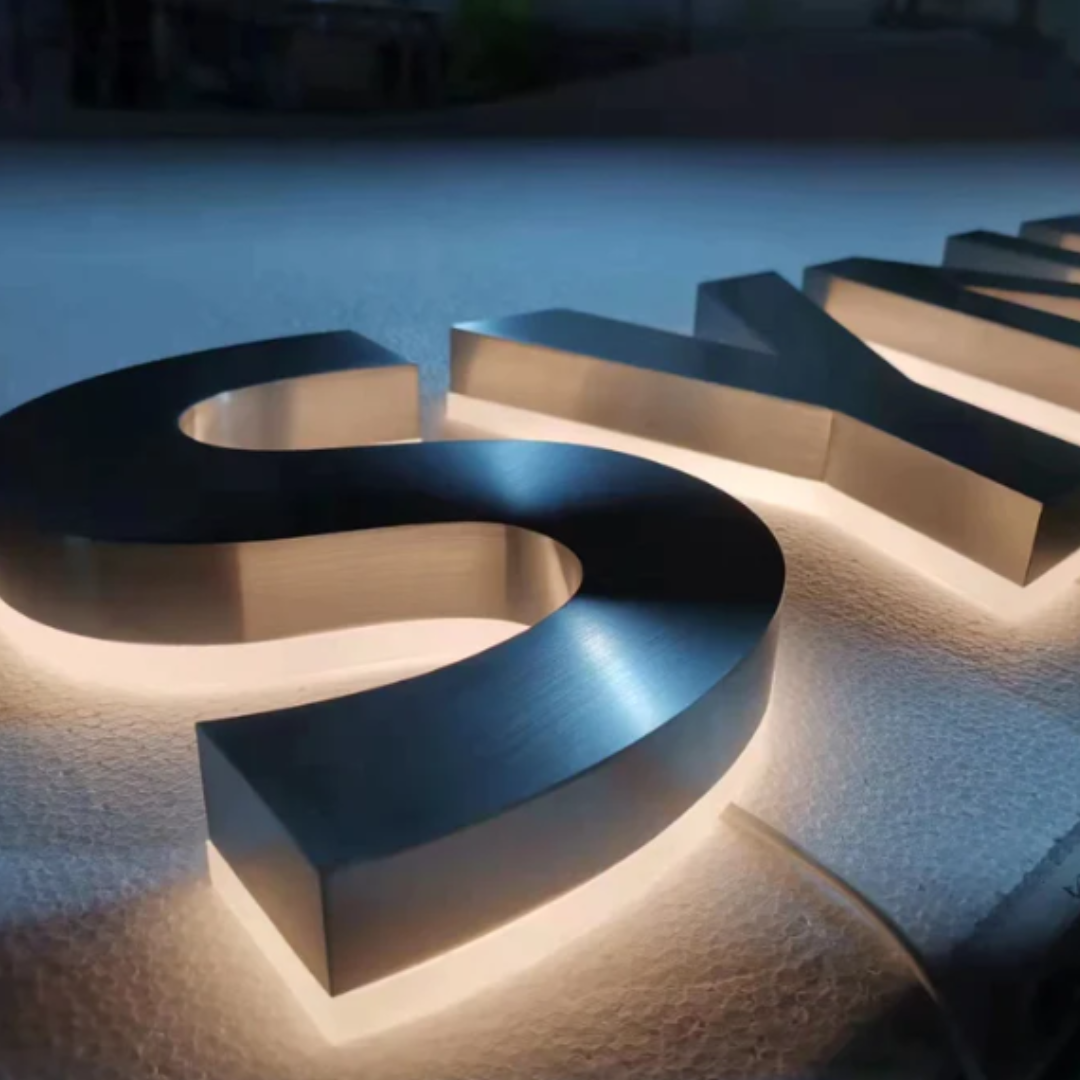 Backlit LED Channel Letters – Custom 3D Storefront Signage