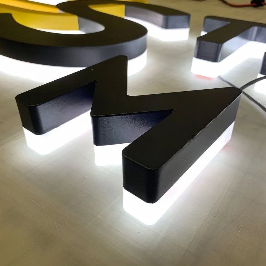Backlit LED Channel Letters – Custom 3D Storefront Signage
