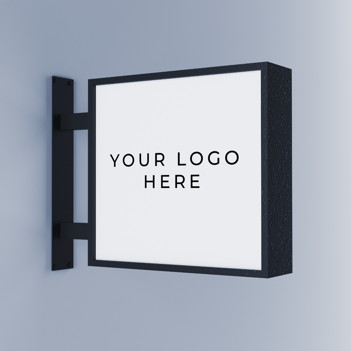 Square LED Light Box Sign – Custom Illuminated Storefront Display