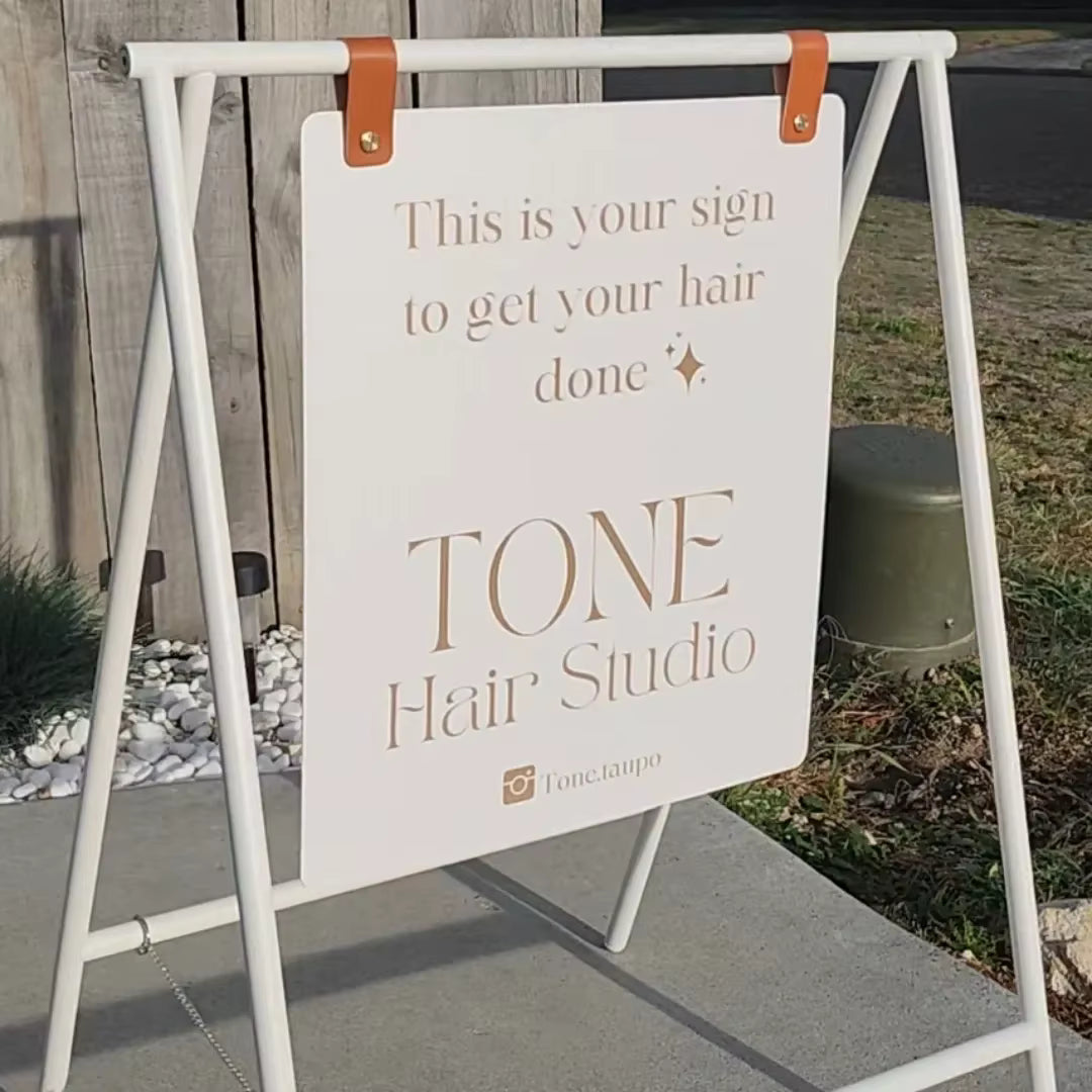 A-Frame Sidewalk Sign – Custom Outdoor Business Sign