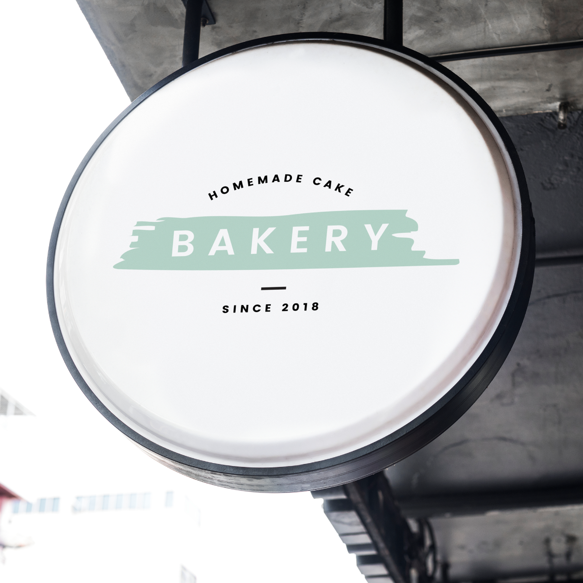 Round LED Light Box Sign – Double-Sided Illuminated Business Sign